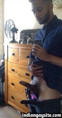 Sexy Indian Hunk Shows Super Long & Hard Cock
