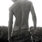 Naked Indian Hunk Model's Big Cock & Butt