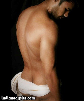 Sexy Indian Model in Briefs Showing Hot Bubbly Ass