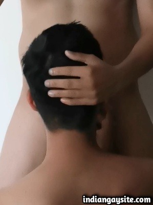 Indian Gay Twink Sucks Horny Man's Dick Like a Slut