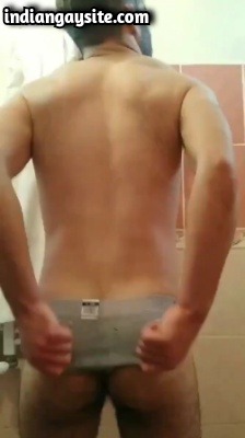 Hairy Gay Hunk Stripping & Teasing on Cam