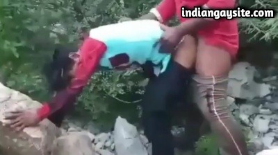 Outdoor Gay Video of Horny Men Fucking Wildly