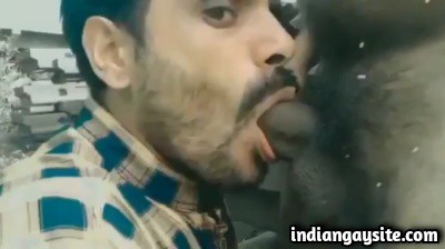 Gay toilet blowjob video of stranger swallowing cock