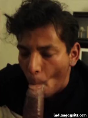 Headjob gay video of slutty mature sucker