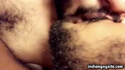 Kissing gay guys enjoying romantic session