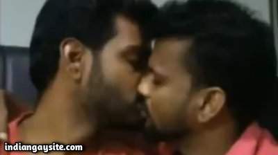 Office gay romance between horny colleagues on cam