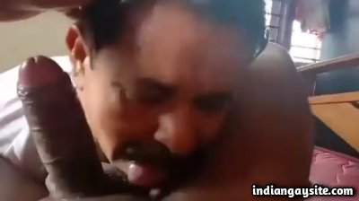 Daddy porn video of a twink's hot rimming session