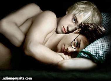 Harry Potter fan fiction of gay experience with Ron
