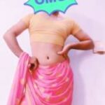 Sissy gay boy wearing saree and blouse in crossdressed pics