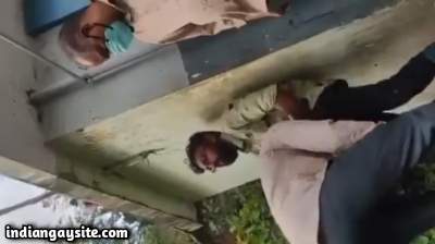 Public toilet BJ between hot and horny strangers