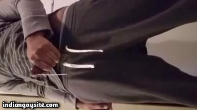 Cumming hot guy teasing with a big cumshot