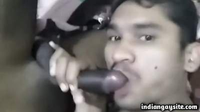 Face fucked boy enjoying a juicy hard cock deeply