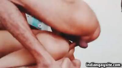 Hunky big top fucking a naked boy doggy style