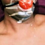 BDSM slave boy teasing his tied body in nude pics