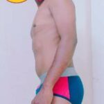 Horny young twink shows hot smooth nude body