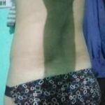Smooth young bottom teasing lovely big ass in pics