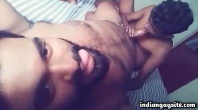 Horny Tamil men enjoying a hot blowjob session