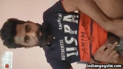 Malayali horny man shooting a hot big load