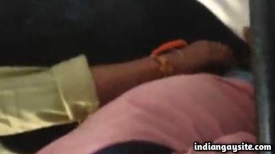 Toilet gay fun between horny strangers having handjob
