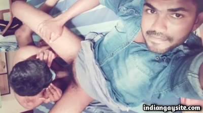 Gay hot boys enjoying a sexy blowjob sex