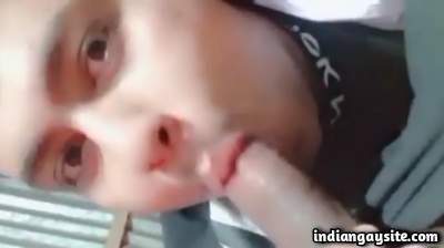 Long cock sucking fun with a horny gay slut boy