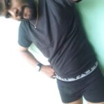 Horny underwear man teasing a big bulge in pics