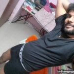 Horny underwear man teasing a big bulge in pics