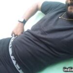 Horny underwear man teasing a big bulge in pics
