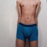 Fit sexy guy showing off hot nude body in gay pics