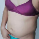 Sissy horny boy teasing his naked ass in panties and bra