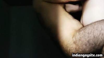 Hairy fucker bear pleasing a sexy naked gay friend