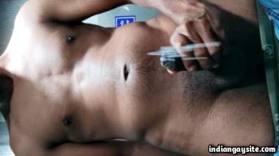 Sexy cumming boy shoots a huge load on cam
