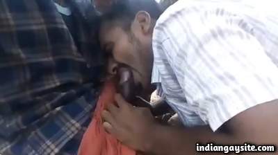 Kinky public sex between horny gay sucker and man