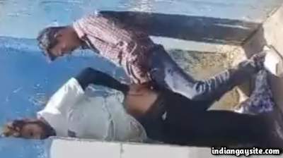 Strangers fucking hard on camera in doggy style