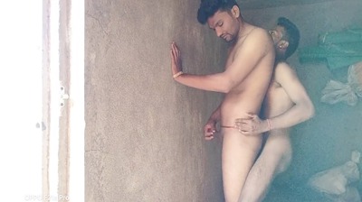 Naked lovers fucking raw anally