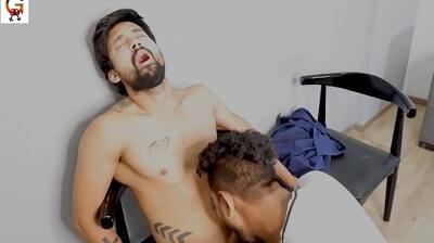 Naked gay men barebacking hard