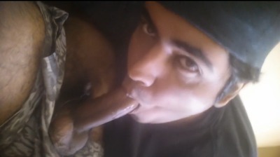 Twink sucking a juicy cock