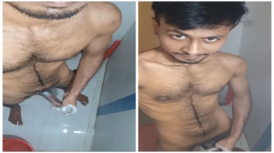 Hairy horny young hunk