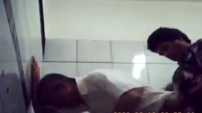 Public bathroom gay sex