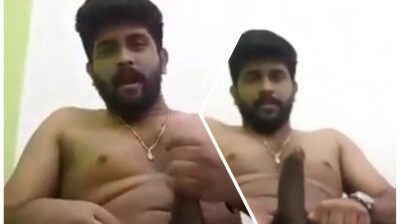 Fat horny bearded boss strips and jerks off in his office