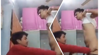 Bihari boys barebacking in bedroom doggy style