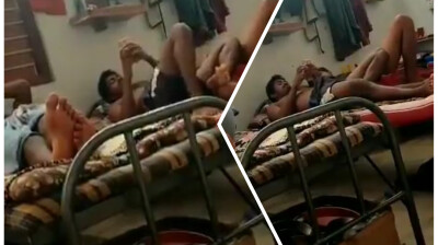 Desi boys fucking in cheap motel room