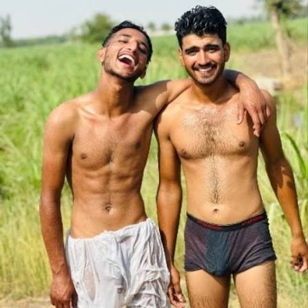 Horny nude Desi guys