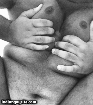 Naked chubby horny uncle nude 5