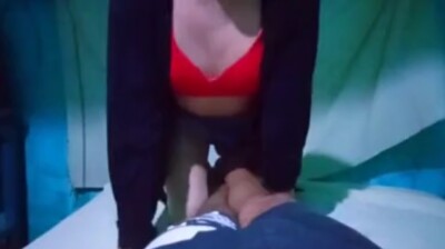 Paki shemale twink servicing hunk's desi dick