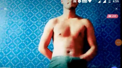 Pune gay boy with big bulge masturbation clip