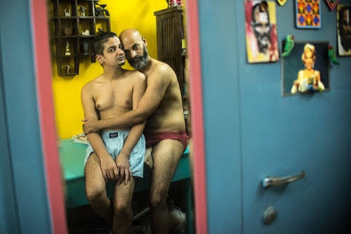 Real desi men in bedroom