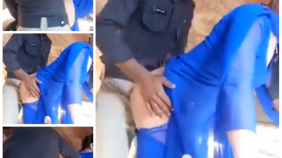 Bitchy CD tranny banged and bred doggystyle