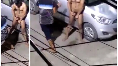 Crazy nude hunks xxx outdoor masturbation clip