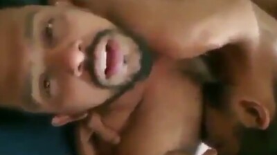 Drunk nude top in bed with 2 boys